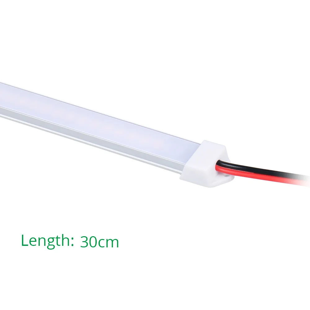 30cm milky 12V кухонная полоска барный шкаф светильник ing Дисплей Чехол шкаф замки на шкаф внутренний светильник под счетчик светодиодный ночник кухонная лампа - Цвет: 30cm milky