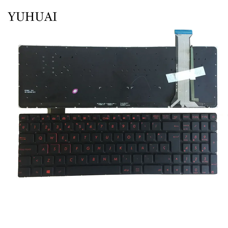 Новая испанская клавиатура для ноутбука ASUS GL552 GL552J GL552JX GL552V GL552VL GL552VW N552VW N552VX G771JM