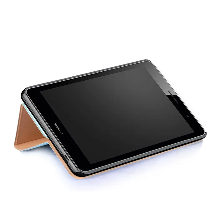 Искусственная кожа Стенд чехол для Huawei MediaPad T3 8.0 8 дюймов Планшеты+ 2 шт. Экран протектор