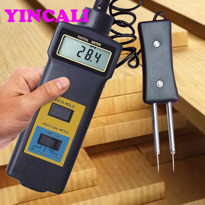 Быстрая доставка измеритель влажности дерева цифровой анализатор с типом
