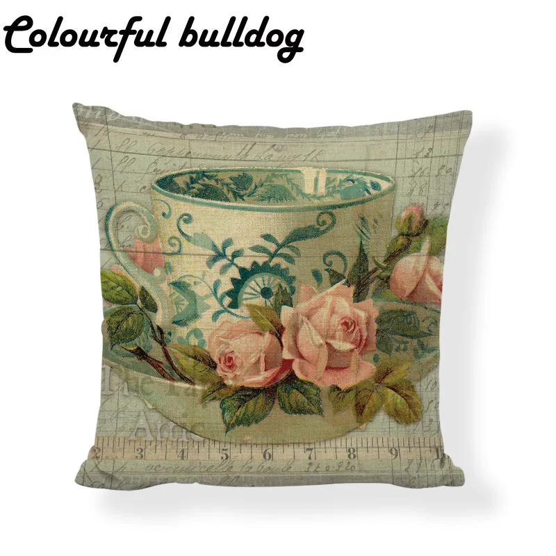Чехол в стиле ретро с рисунком Лондонской Парижской башни|cushion cover|usa cushionparrot cushion
