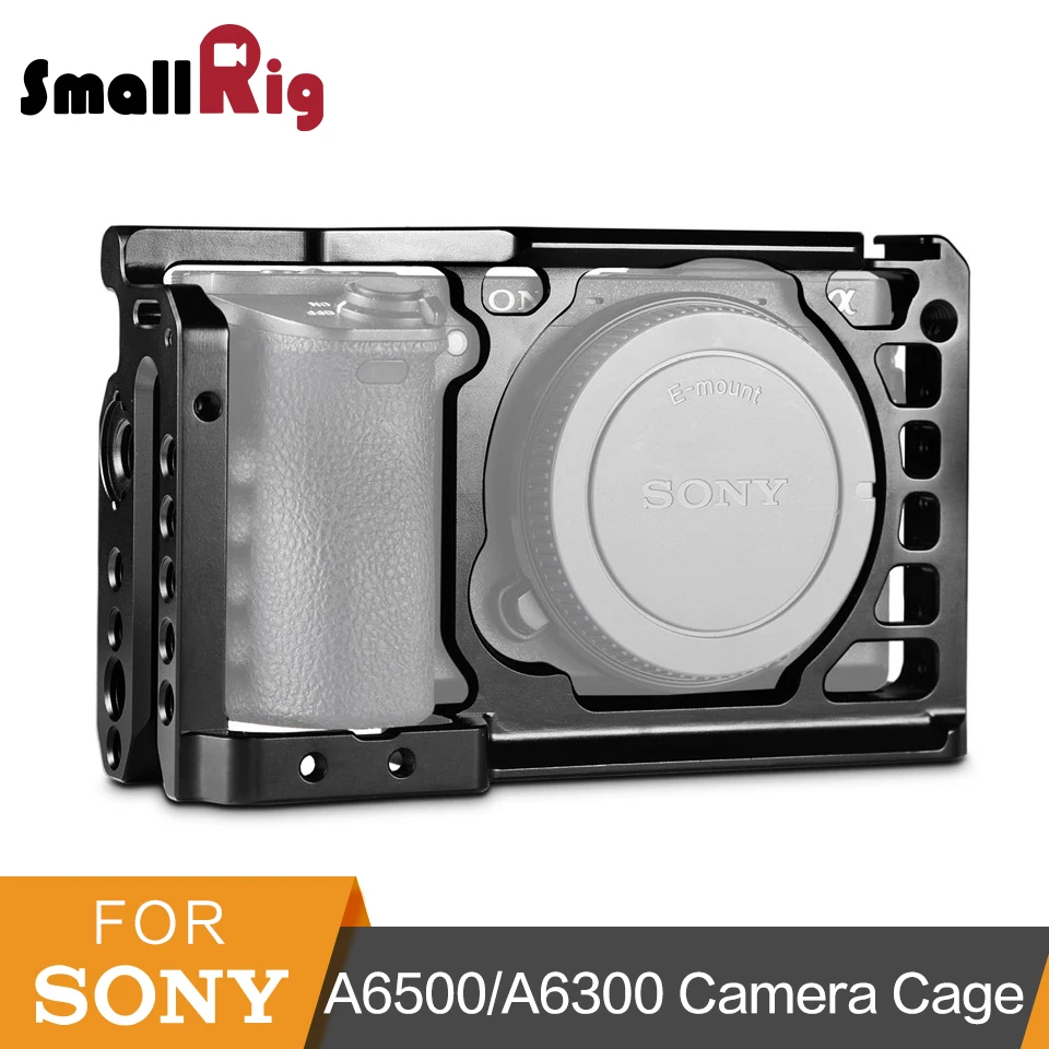 Клетка для камеры SmallRig из алюминиевого сплава для sony A6500/A6300 улучшенная версия защитная установка для Dslr камеры для sony A6500-1889
