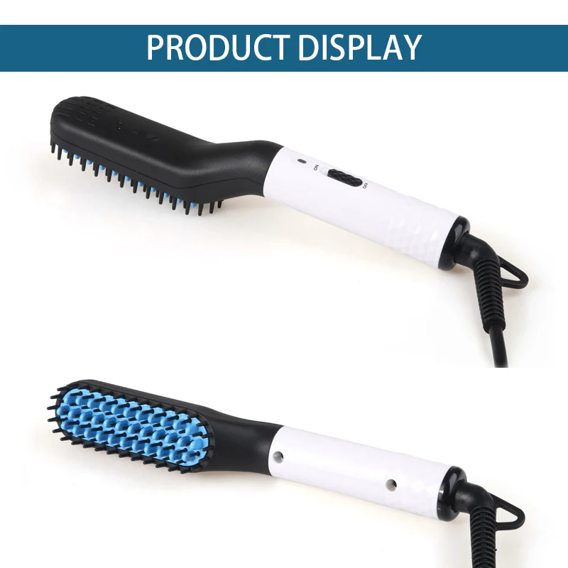 Электрическая расческа для волос щипцы завивки выпрямитель бороды быстрый