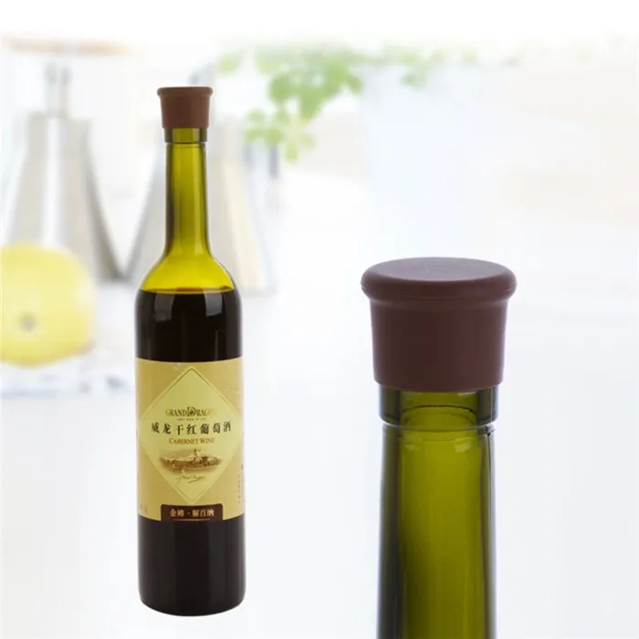

Free shipping 1000pcs Creative Silicone Fresh Beer Bottle Stopper Cruet Of Wine Cork Stopper Bottle Cap Flip Top Lid Seal Cork