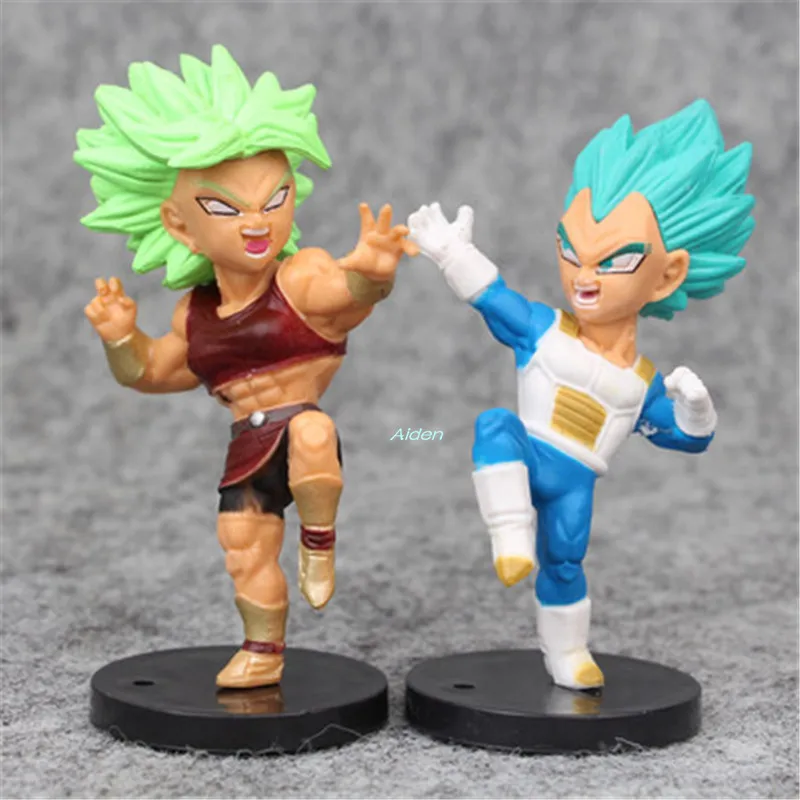 16 шт./компл. Dragon Ball Super Saiyan Vegeta Goku Black Son Torankusu пластиковая фигурка Коллекционная