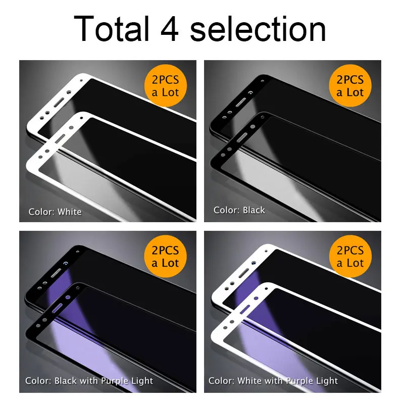 Закаленное стекло Aioria для Xiaomi Redmi 5 защита на весь экран с мягкими краями и