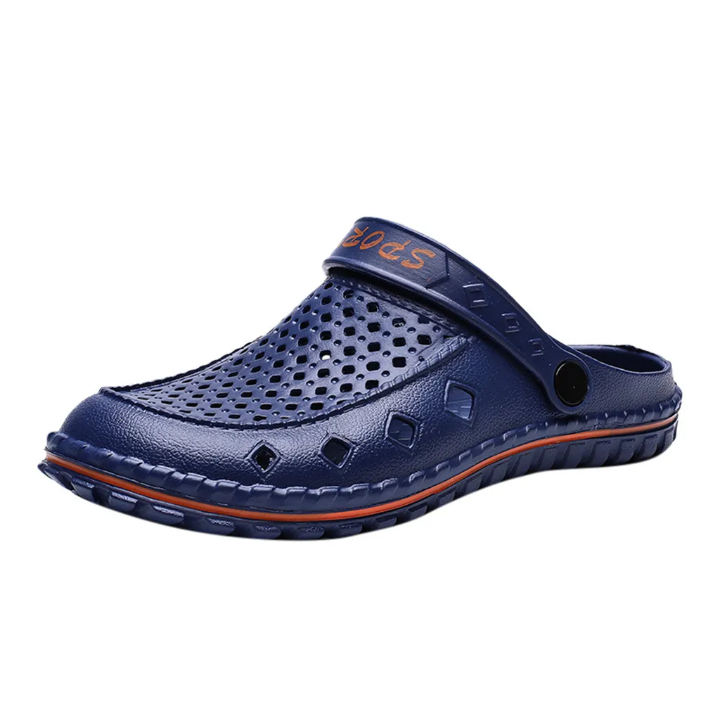 Новинка 2019 года сезон весна лето модные мужские дышащие одноногие туфли с