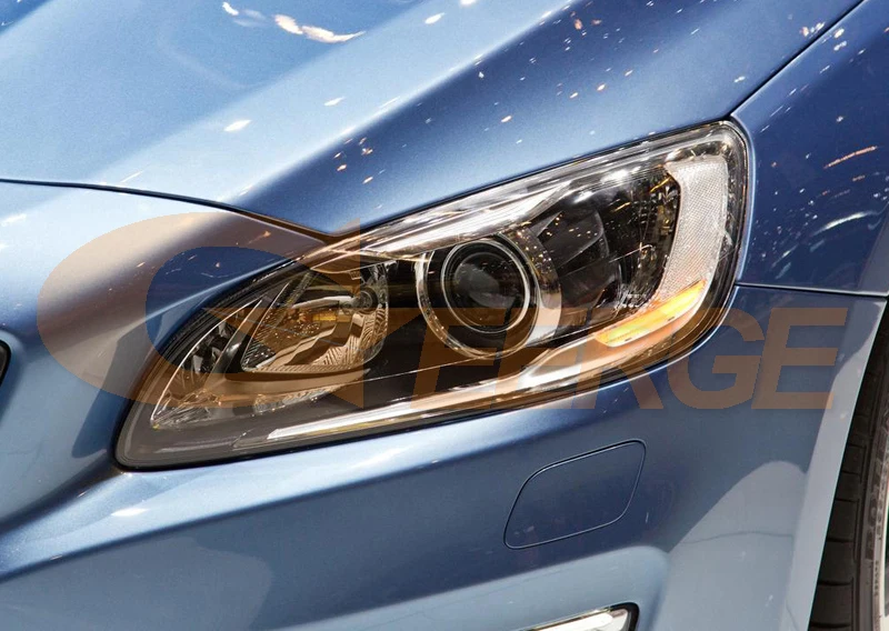 Для Volvo S60 S60L V60 ксеноновые фары отличные ангельские глазки Ультра яркое освещение CCFL ангельские глазки комплект