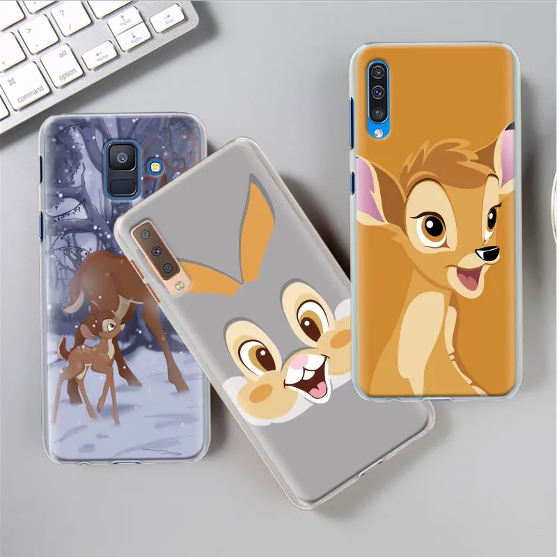 Бэмби Thumper чехол КРЫШКА ДЛЯ samsung Galaxy A30 A40 A50 A70 A6 A8 плюс A7 A9 M30 чехол для телефона Coque