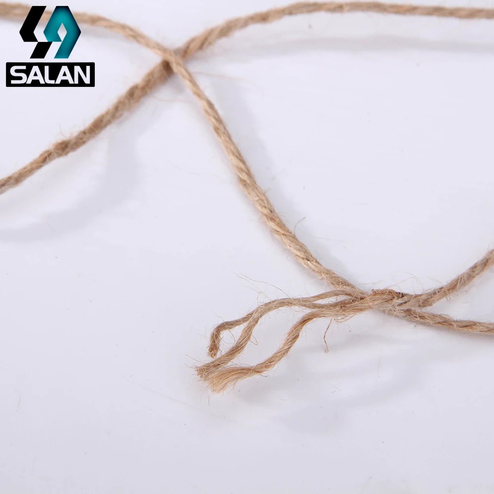 Ретро Качество джутовая веревка натуральные бирки фото Декор DIY пеньковая веревка освещение упаковка завязывается веревка 60 м Длинные