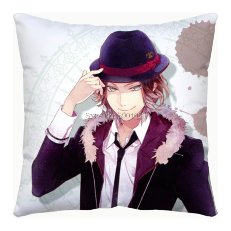 Мультфильм DIABOLIK ЛЮБИТЕЛЕЙ Sakamaki Шу Sakamaki Ayato квадратные подушки настроить