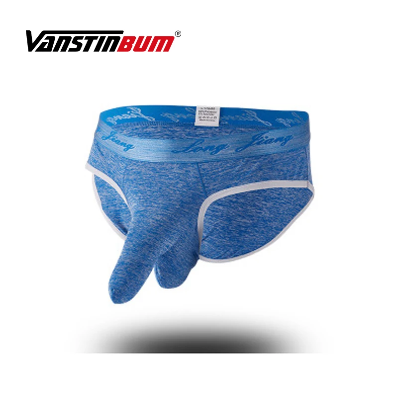 Сексуальные мужские боксеры с низкой талией и мешком Трусы дышащая