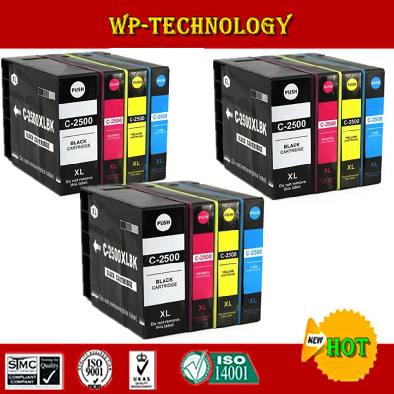 Compatible Ink cartridge suit for PGI 2500 PGI2500 PGI-2500 Canon MAXIFY IB4050 Ib4150 MB5050 MB5150 MB5350 MB5450 | Компьютеры и офис