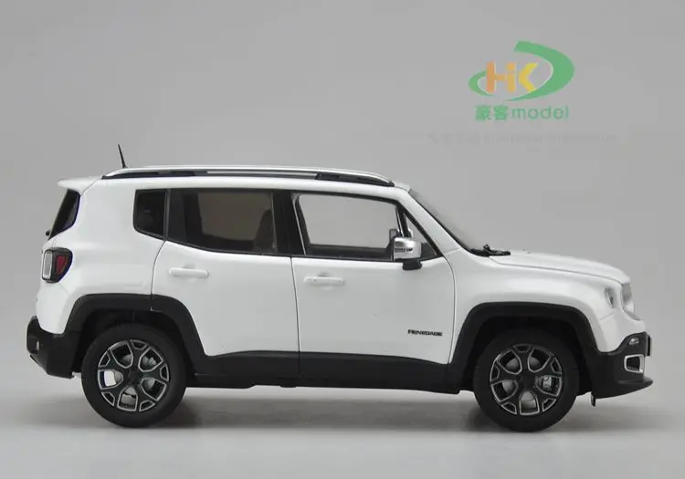 1/18 джип ренегатский Чероки автомобиль из литого металла модель SUV белый серый коллекция подарок