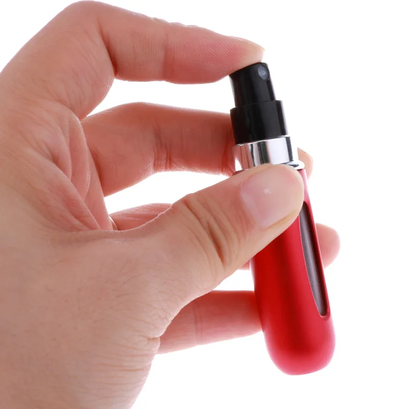 2pcRefillable 5ml Refillable Mini Perfume Spray Bottle Aluminum Atomizer Portable Travel Cosmetic Container | Красота и здоровье