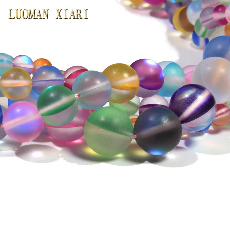 Бусины из натурального камня для изготовления ювелирных изделий ожерелий