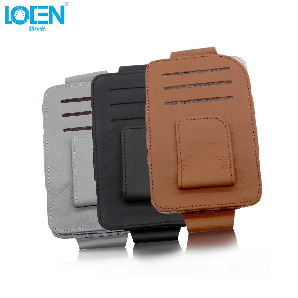 LOEN Car Sun Visor Organizer Auto Interior Accessories Pocket Card Cellphone Sunglasses Holder Storage Pouch | Автомобили и