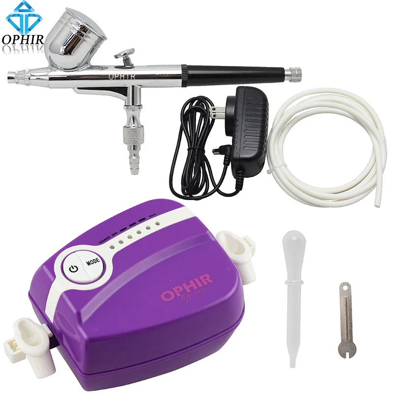 Воздушный компрессор OPHIR 5 с регулируемой скоростью и краской 0 3 мм для украшения