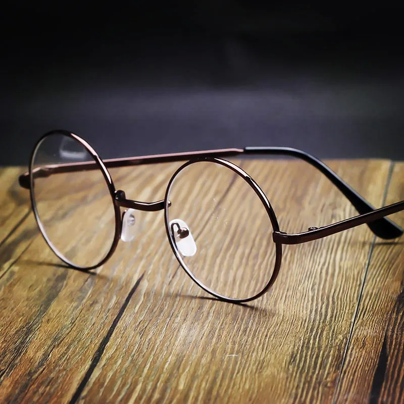IVE Очки Для Чтения Зеркало Круглый Объектив Металла Нержавеющей Стали Сплав Frame