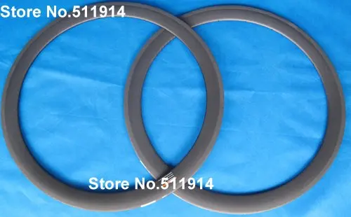 FLX RIM T05 полностью углеродный 3K глянцевый дорожный велосипед 50 мм трубчатый обод