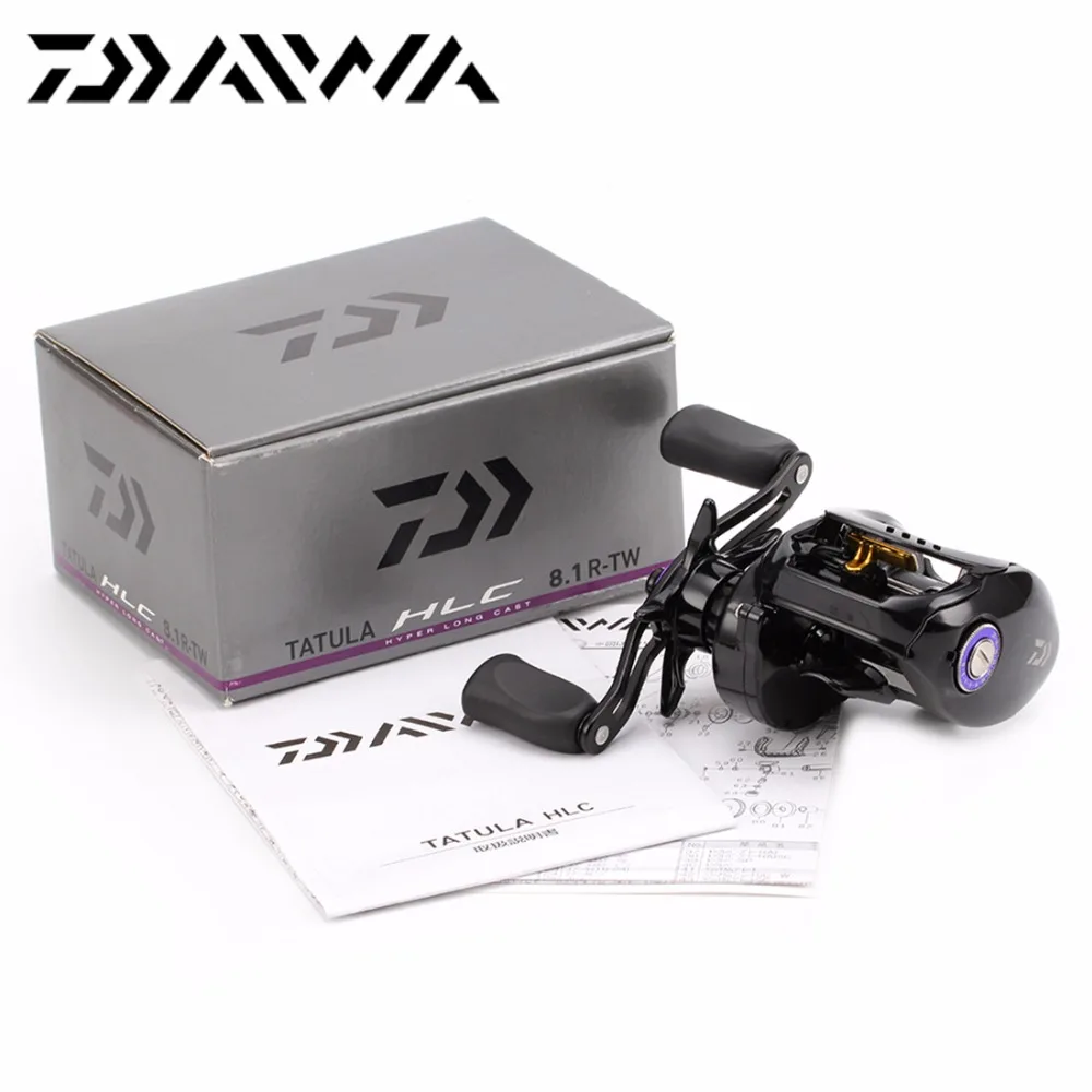 Daiwa TATULA HLC Оригинальный Baitcasting Рыболовная Катушка 7.3/8.1 220 г 8BB Морской Катушки
