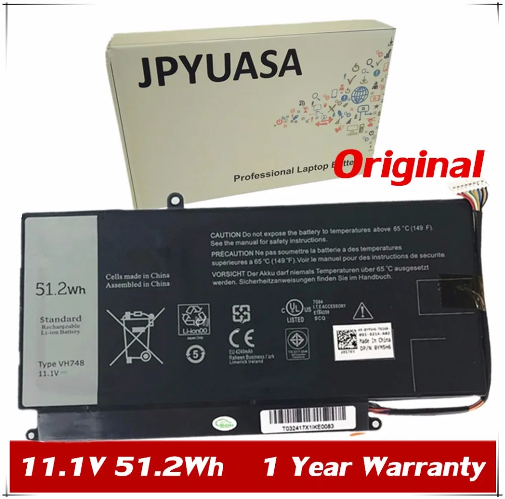7xinbox 11 1 V 51.2Wh оригинальный VH748 Аккумулятор для ноутбука Dell V5560 V5460 V5460D V5470 V5480 14-5439 |