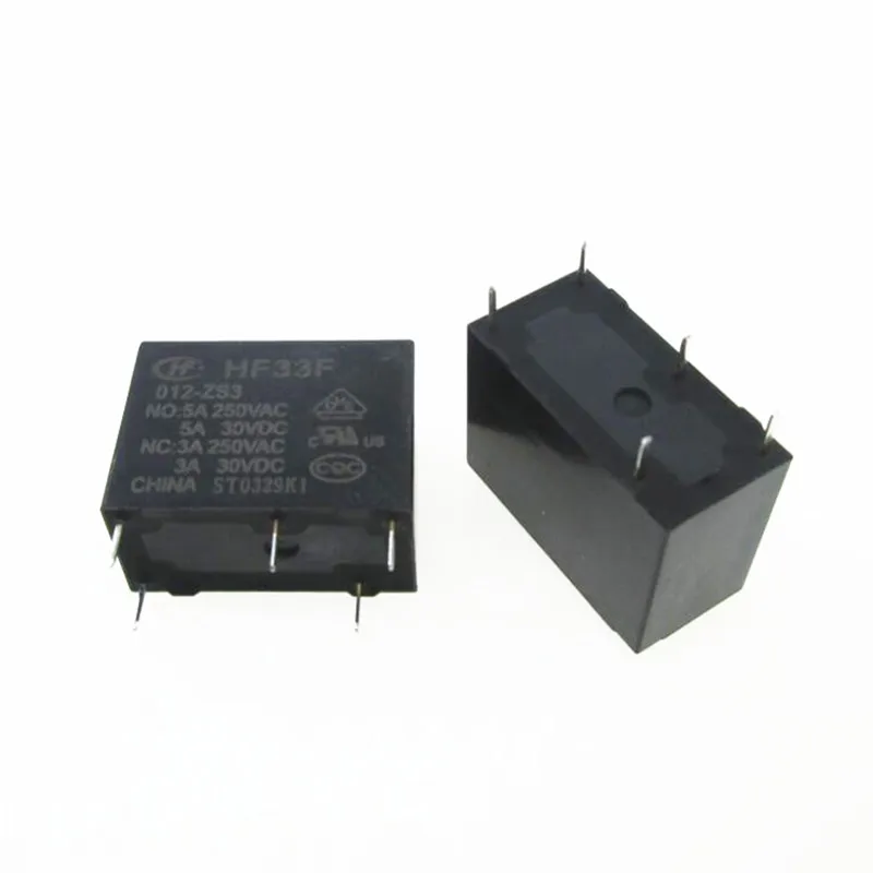 NEW relay HF33F-012-ZS3 JZC-33F-012-ZS3 HF33F 012-ZS3 JZC-33F 12VDC DC12V 12V 3A 250VAC 5PIN | Обустройство дома
