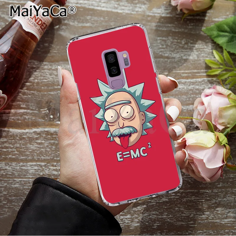 Роскошный Уникальный чехол MaiYaCa Pickle Рик и Морти для samsung S9 S9 plus S5 S6 S6edge S6plus S7 S7edge S8 S8plus