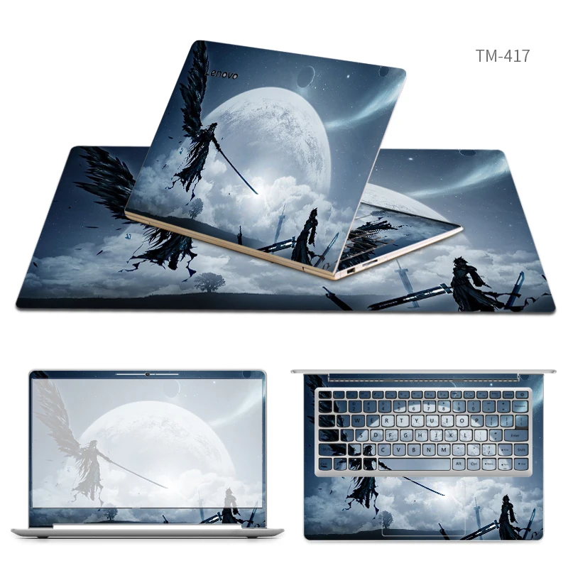 Свободный крой ноутбук наклейки с же Стиль Мышь кожи площадку для lenovo M51 80/miix2 10/S21e