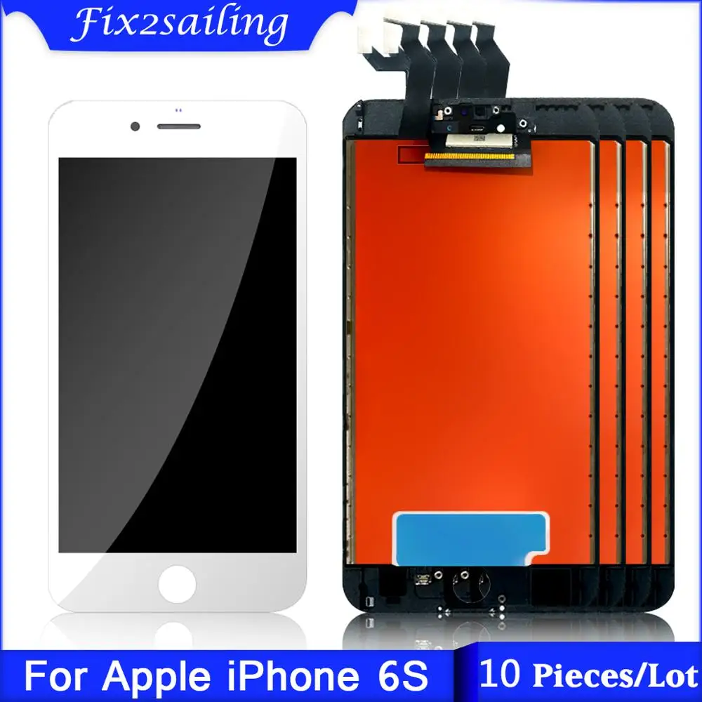 10 шт./лот 100% протестированный рабочий ЖК дисплей для iPhone 6 6G 6S Plus + сенсорный экран