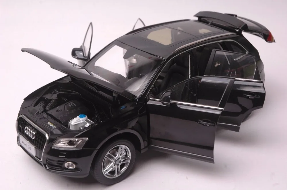 1:18 литая под давлением модель для Audi Q5 2013 черный Внедорожник сплав игрушечный автомобиль миниатюрная Коллекция подарков