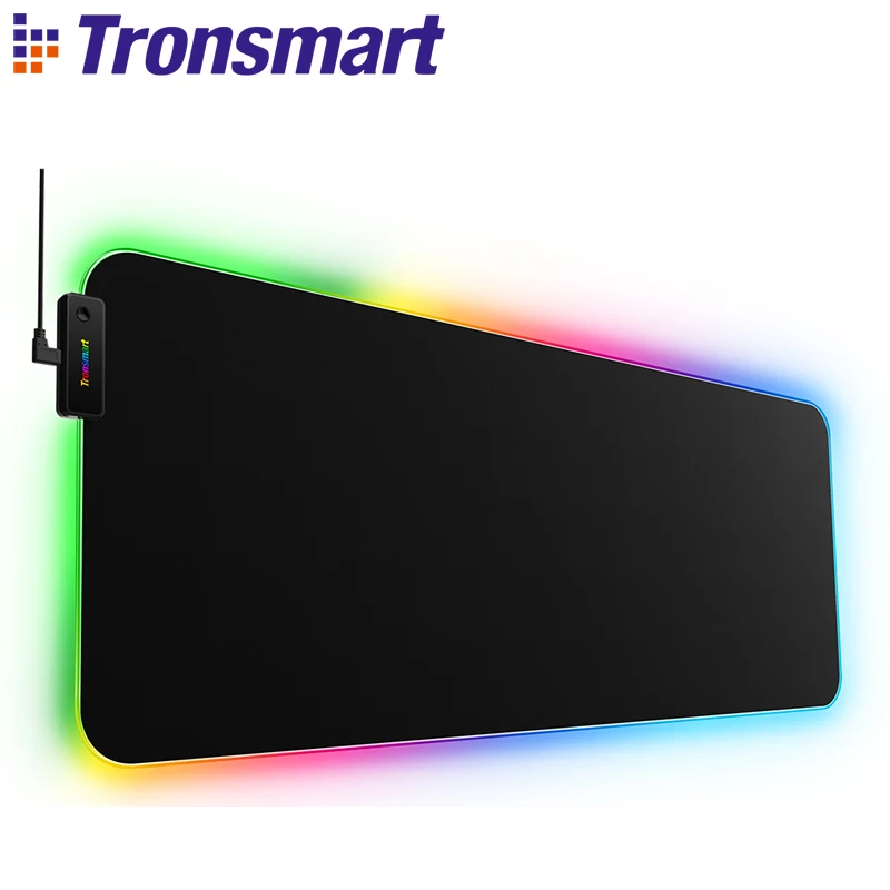 Tronsmart Spire большой коврик для мыши игровой Gamer RGB компьютерный с мягкой тканевой