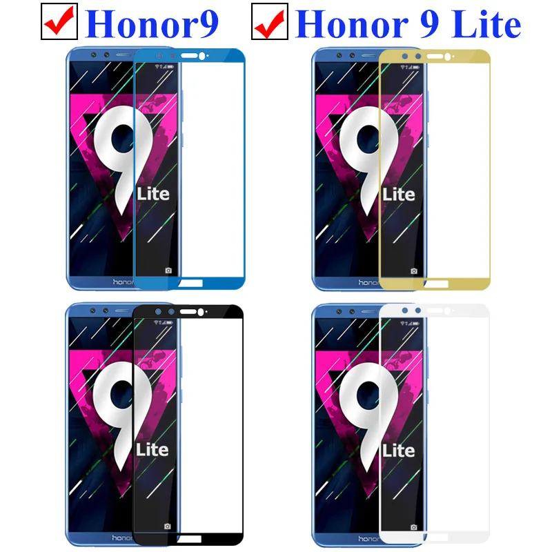 Защитное стекло honor 9 lite закаленное для huawei honer Защитная пленка экрана