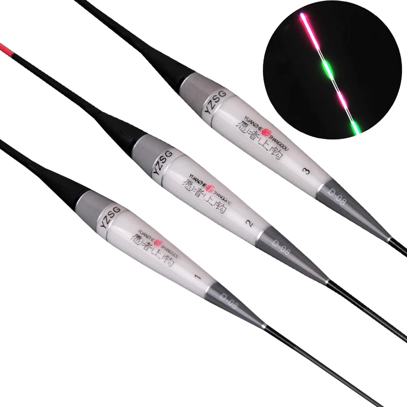 

3pcs/lot Luminous Float Fishing Buoy Night Fishing Floats Led Fishing Stopper Bobber Fishing Tackles Equipment Without Battery