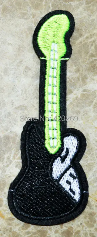 Нашивки для гитары электрической RockNRoll музыкальные поделки с вышивкой нашивка