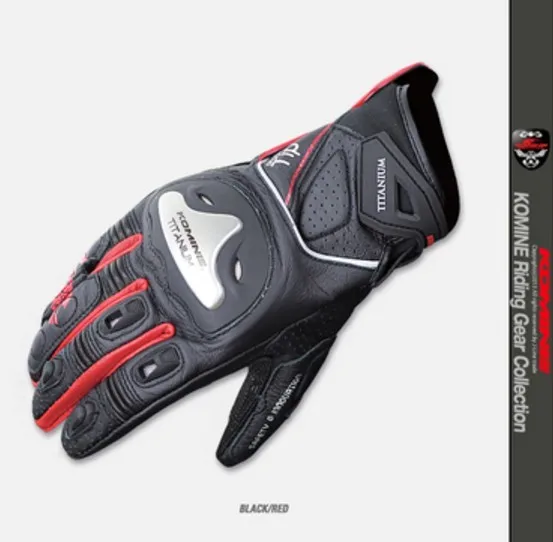 Komine GK 170 из нового сплава прикрепляющийся к гоночные перчатки мотоциклетные