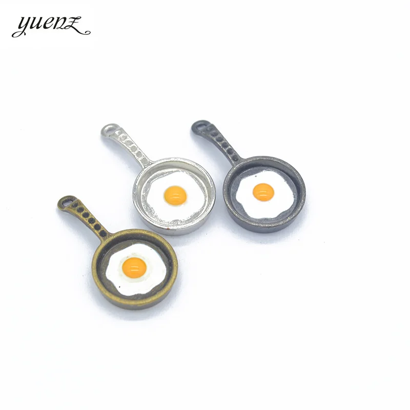 YuenZ 8pcs 3 colour Wholesale zinc alloy Enamel charms Egg pot charm for Diy jewelry 32*17mm W52