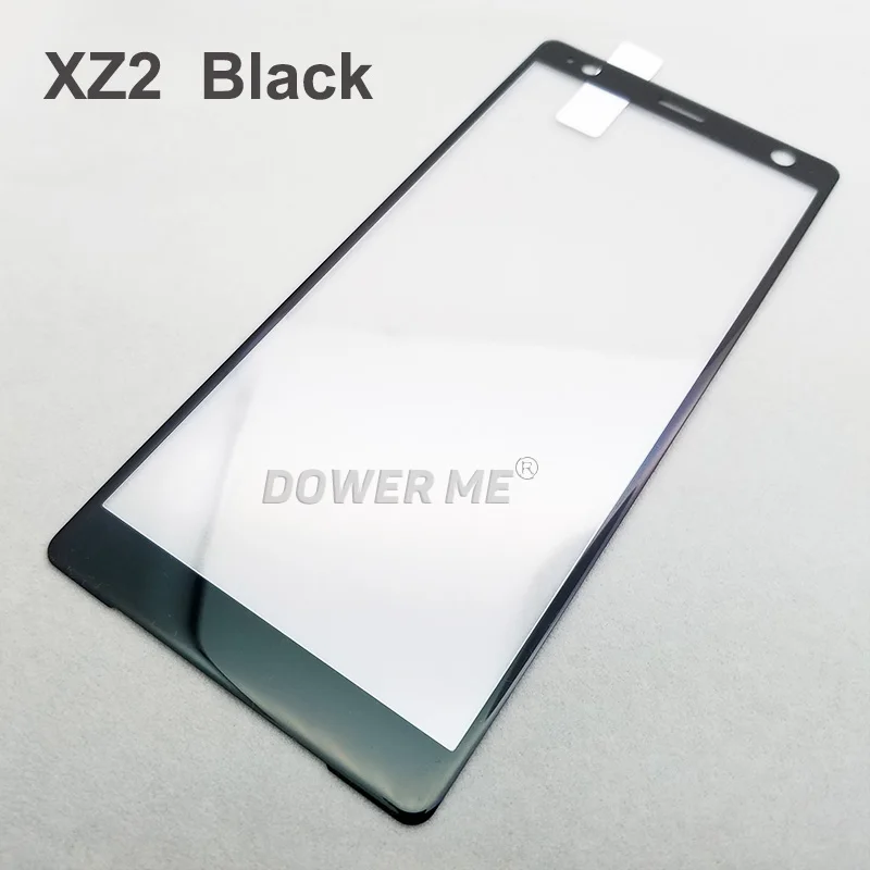 For XZ2 Black 3D изогнутые мягкий чехол из углеродного волокна и край сбоку приклеены Экран протектор Закаленное Стекло пленка для sony Xperia XZ2 G8341 XZ2 компактный XZ2c мини - Цвет: For XZ2 Black
