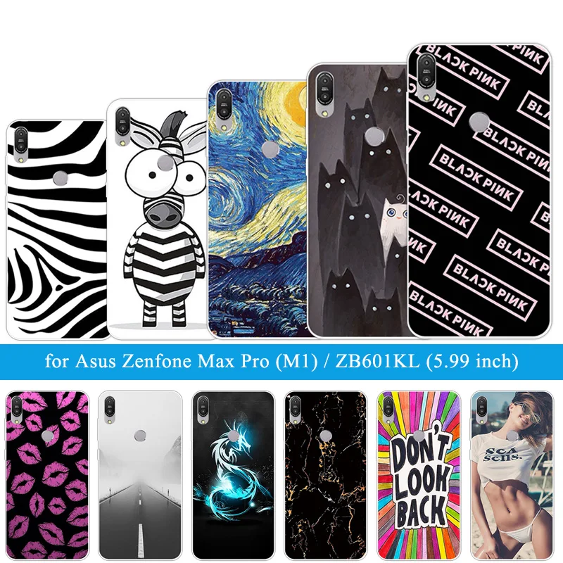 Силиконовые чехлы для Asus Zenfone Max Pro (M1) ZB601KL роскошная задняя крышка 5 99 дюйма