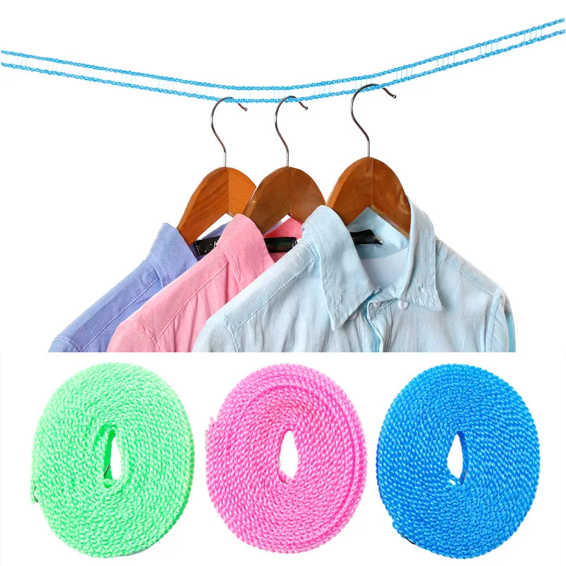 1 шт. сушилка для одежды Windbreak 3 метра веревка случайный цвет одежда улицы