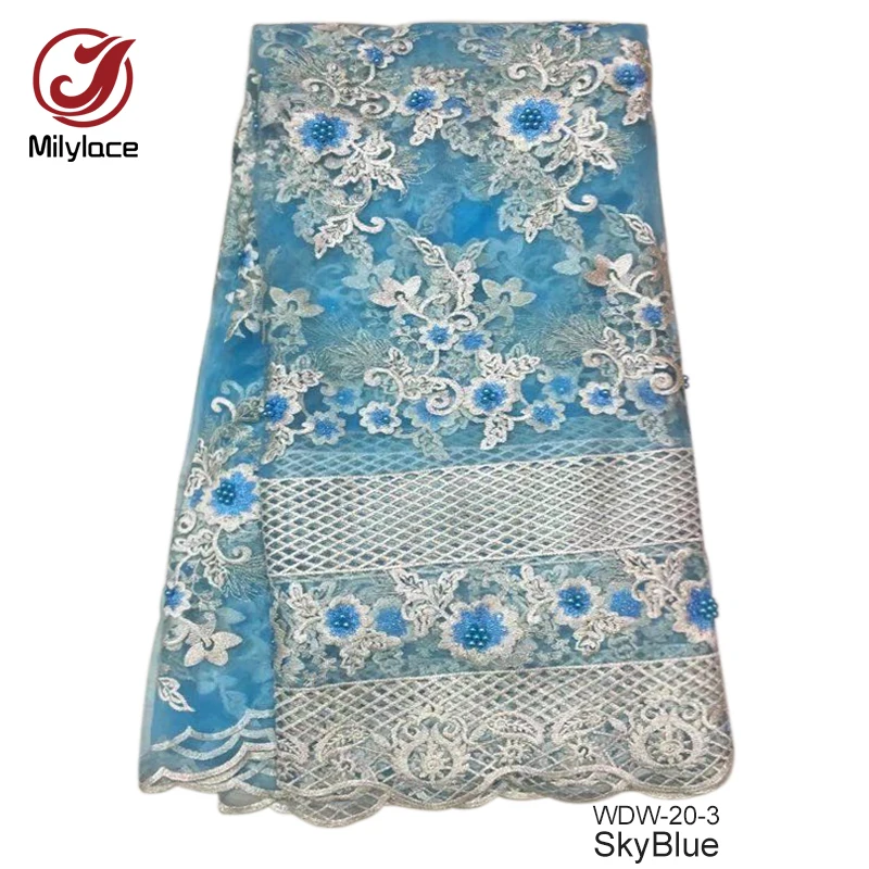 Вышивка beaeded кружевная ткань розовая французская Африканская Свадебная Тюль для