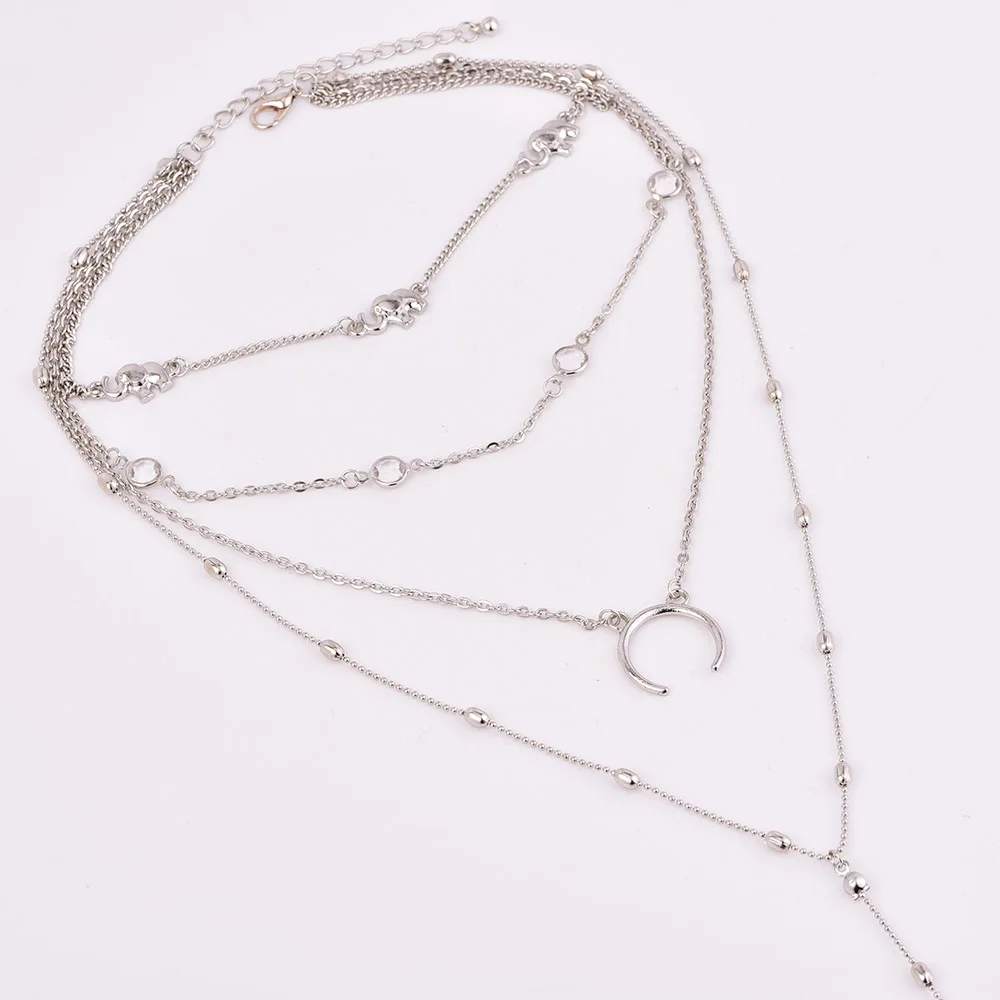 DIEZI богемское длинное бусины подвески ожерелья для женщин в винтажном стиле