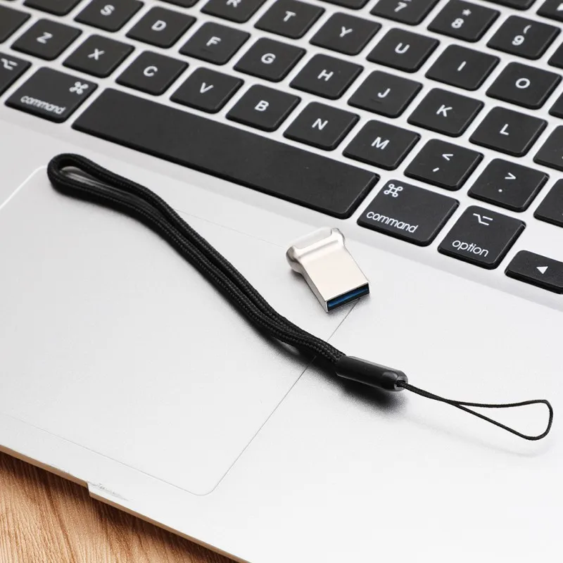 Мини металлический USB флэш-накопитель USB 3,0 Флешка u-диск с хвостовой подсветкой 32G Мини Портативный подключи и играй