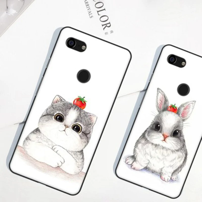 Чехол для Google Pixel 3 мягкий чехол с милым мультипликационным принтом Pixel3 защитный