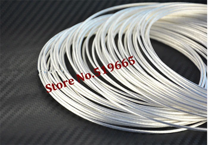 Высококачественная тефлоновая серебряная проволока 18AWG 1 кв. М Посеребренная