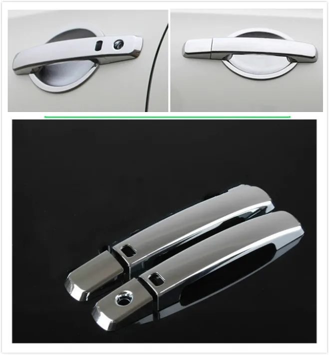 FUNDUOO для Nissan Pathfinder R51 2005-2012 Новинка хромированная Автомобильная дверная ручка накладка наклейка Прямая