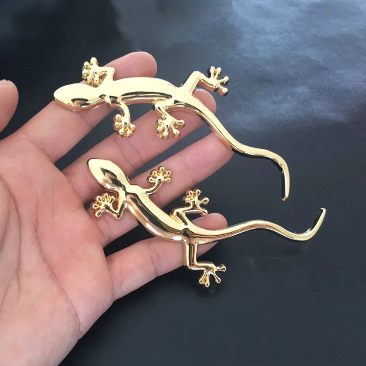 1 PCS 3D Metal gecko Car Emblem Decal Badge Motorcycle Automobiles Decoration Stickers Accessories Styling |