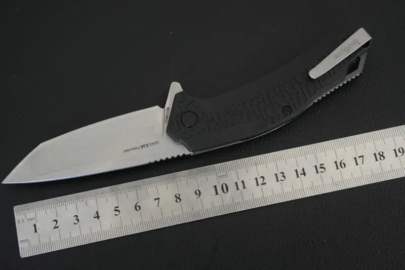 Trskt Ker 3840 Флиппер Складной нож Тактический, 8Cr13mov сталь, стекло Усиленная нейлоновая ручка карманные ножи для выживания на открытом воздухе