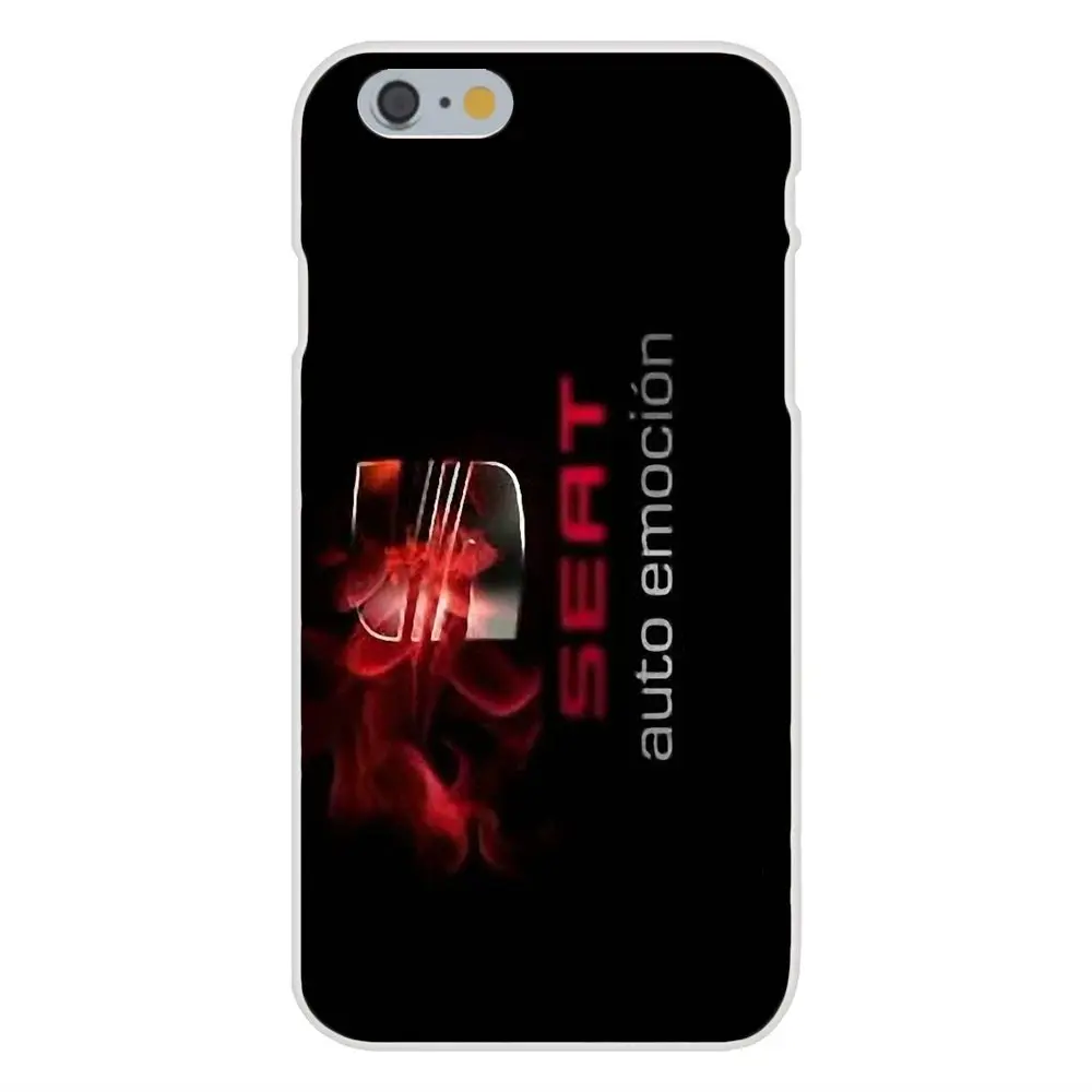 Seat Logo для Apple IPhone X XS Max XR 4 4s 5 5C 5S SE 6 6 S 7 8 Plus Ультратонкий чехол для телефона с мультяшным рисунком - Цвет: as picture