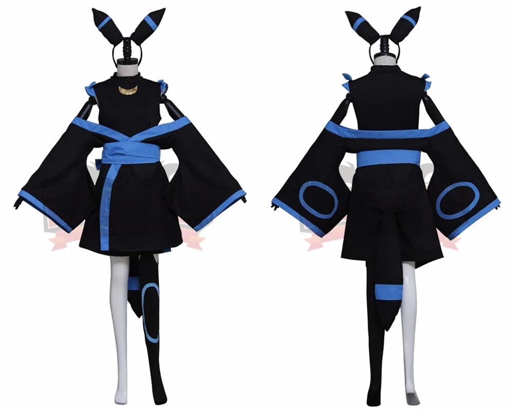 Покемон Pocket Monster Umbreon Косплэй костюм взрослый костюм полный комплект изготовление под заказ